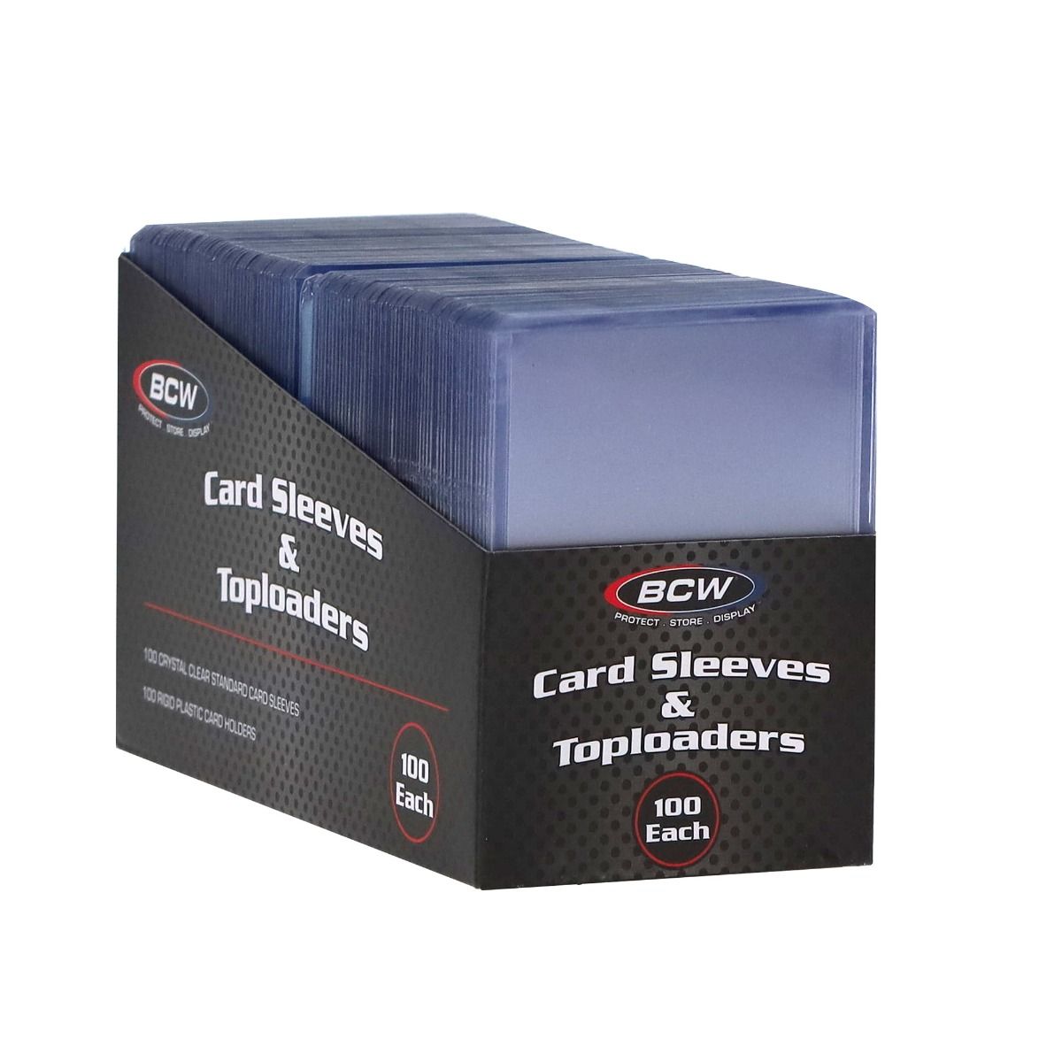 toploader card sleeves BCW 100 Count Card Sleeve and Toploader Combo Pack