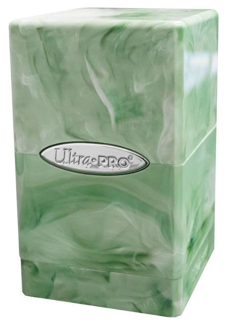 Marble Satin Tower - Lime Green / White