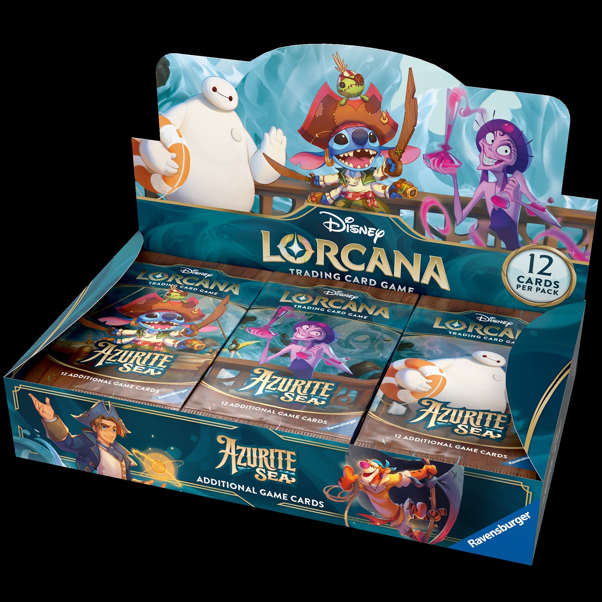 Disney Lorcana TCG: Azurite Sea - Booster Display (24) Superscript Comics and Games Disney Lorcana TCG: Azurite Sea - Booster Display (24) Superscript Comics and Games