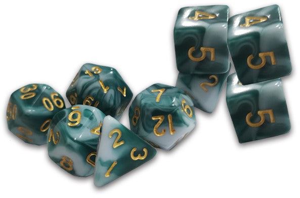DCC Dice: Thracian Smoky Sacrifice Dice Set (9 dice set)
