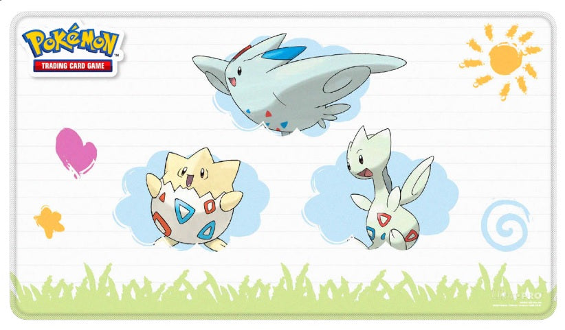 Pokemon Stitched Togepi Evolutions Playmat