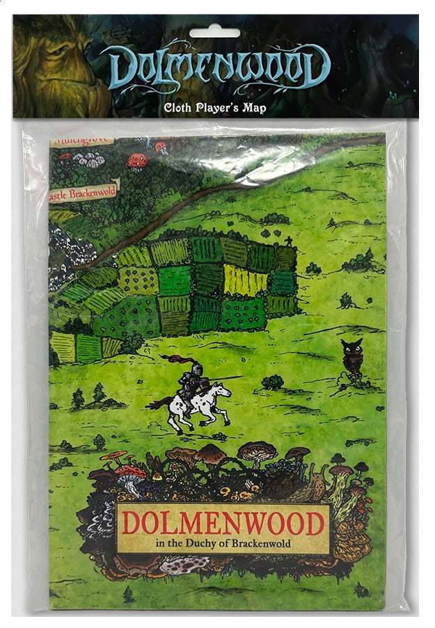 Dolmenwood RPG: Cloth Player's Map