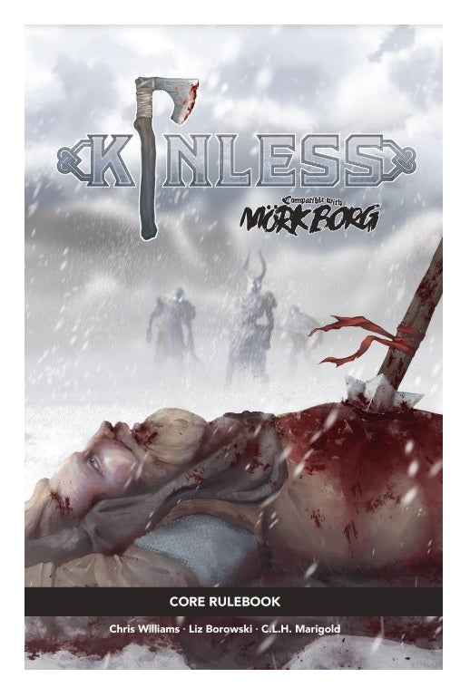 Kinless RPG: Solo Viking RPG Softcover (Mork Borg)