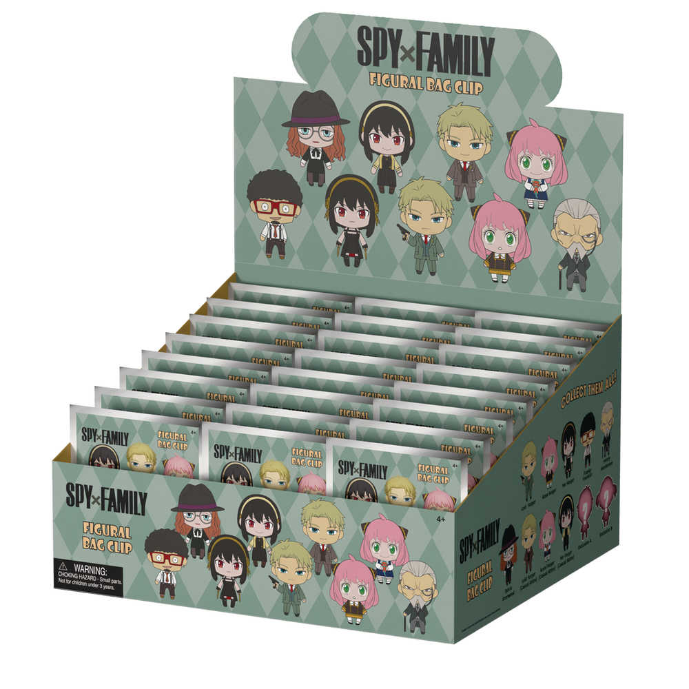 Spy x Family 24pc 3D Foam Bag Clip Blind Mystery Box