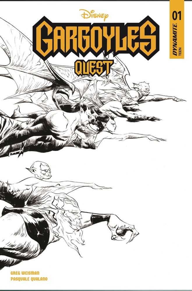 Gargoyles Quest #1 Cover G 10 Copy Variant Edition Lee Line Art