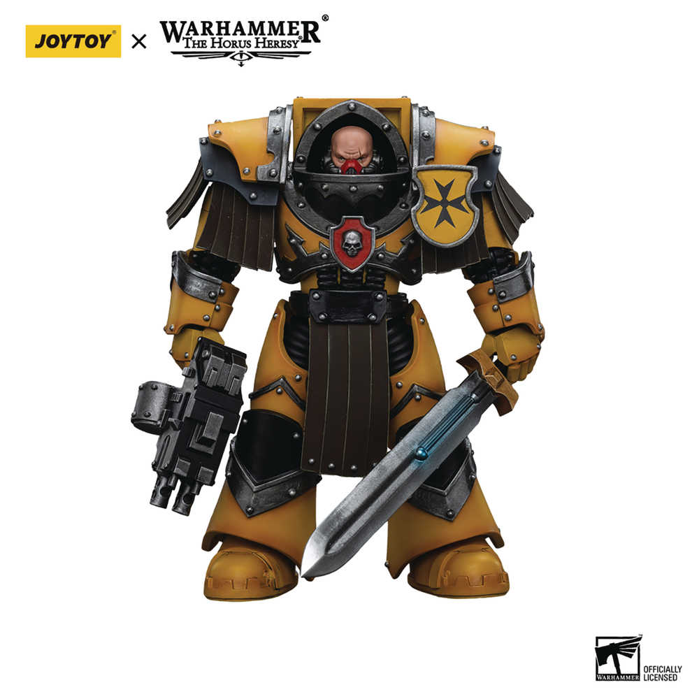 Jt Wh40k Imperial Fists Terminator Sgt Power Sword 1/18 Action Figure (
