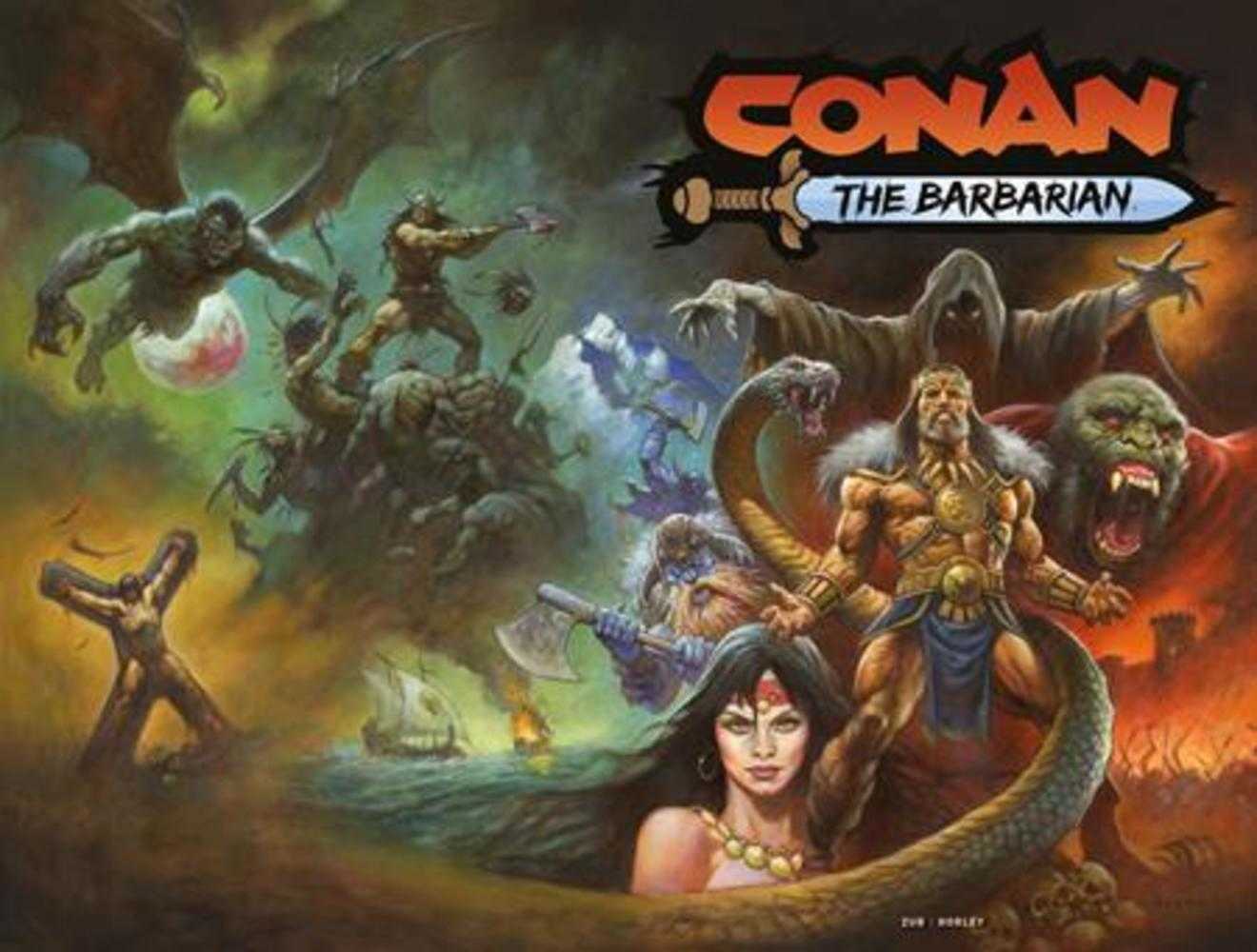 Conan The Barbarian #25 Cover A Alex Horley Wraparound (Mature)