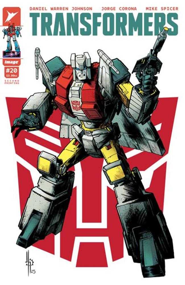 Transformers #20 2 Nd Printing Cover B Jason Howard Autobot