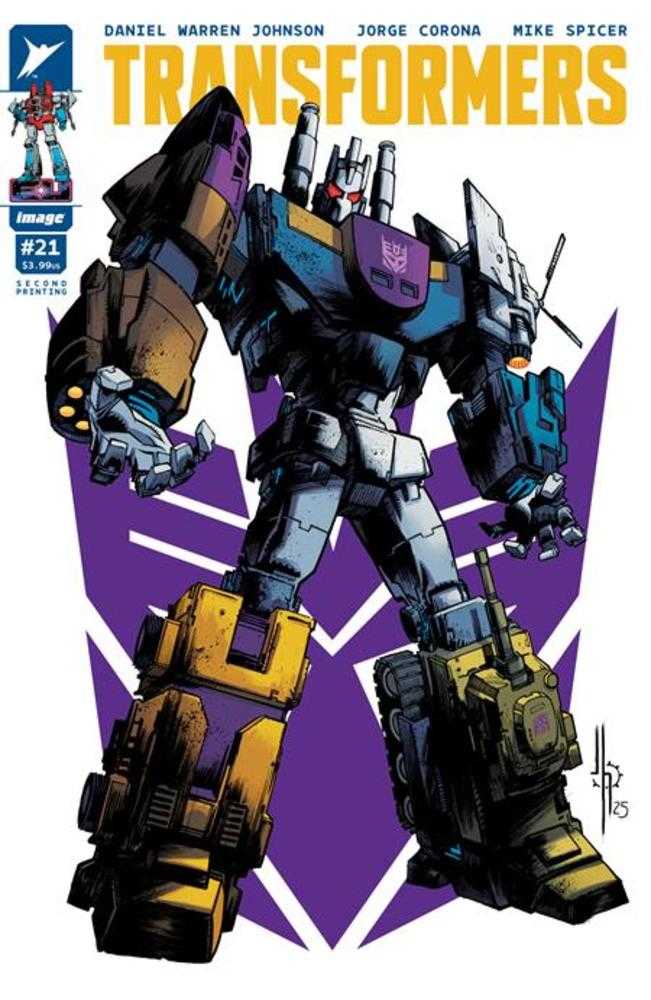 Transformers #21 2 Nd Printing Cover A Jason Howard Decepticon Cover
