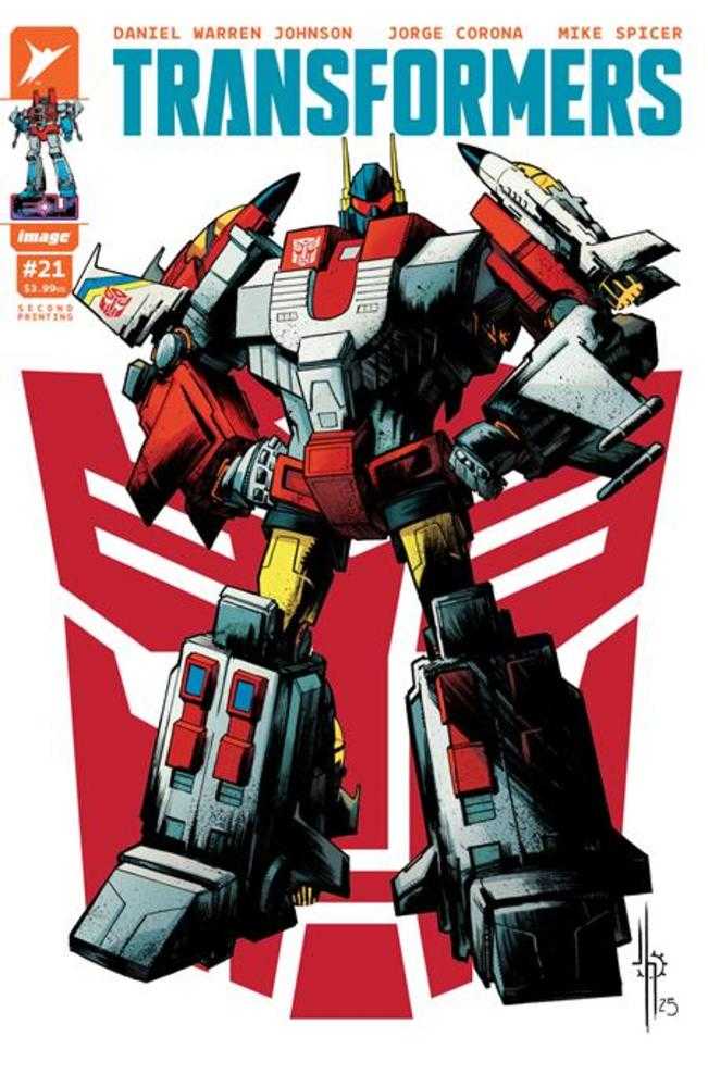 Transformers #21 2 Nd Printing Cover B Jason Howard Autobot