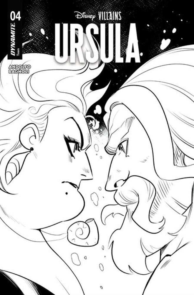 Disney Villains Ursula #4 Cover L Mirka Andolfo Line Art Variant