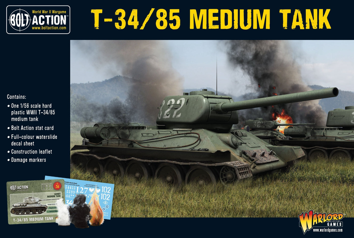 Bolt Action: T-34/85 medium tank