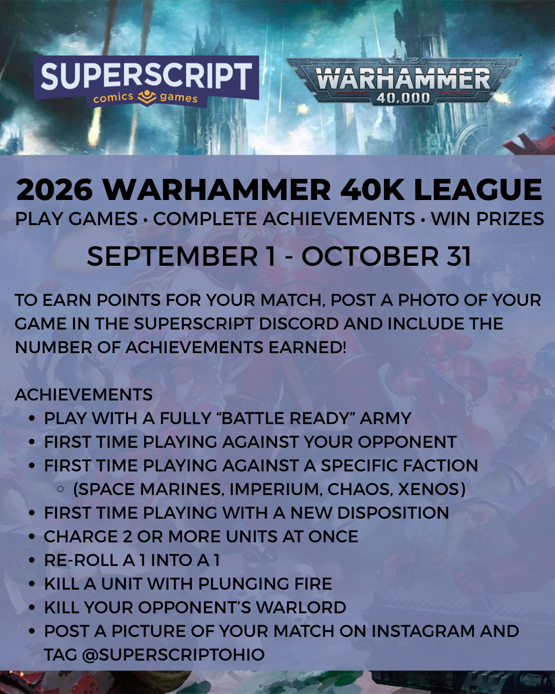 Warhammer 40K League