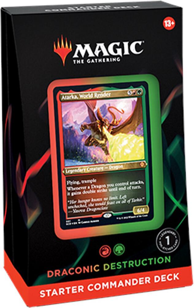 Draconic Destruction Starter Commander Deck Magic: The Gathering