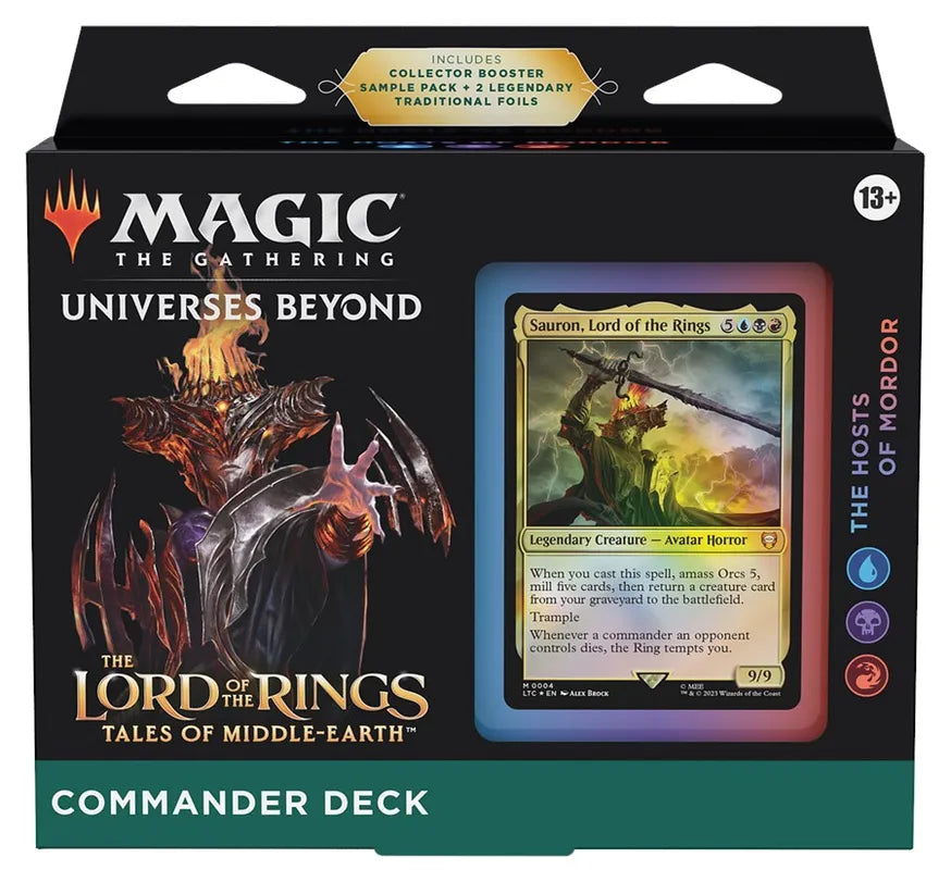 The Host of Mordor Magic the Gathering TCG Lord of the Rings Tales of the Middle-Earth Commander Deck