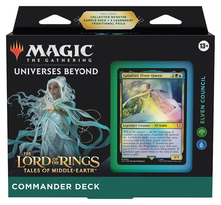 Elven Council Magic the Gathering TCG Lord of the Rings Tales of the Middle-Earth Commander Deck