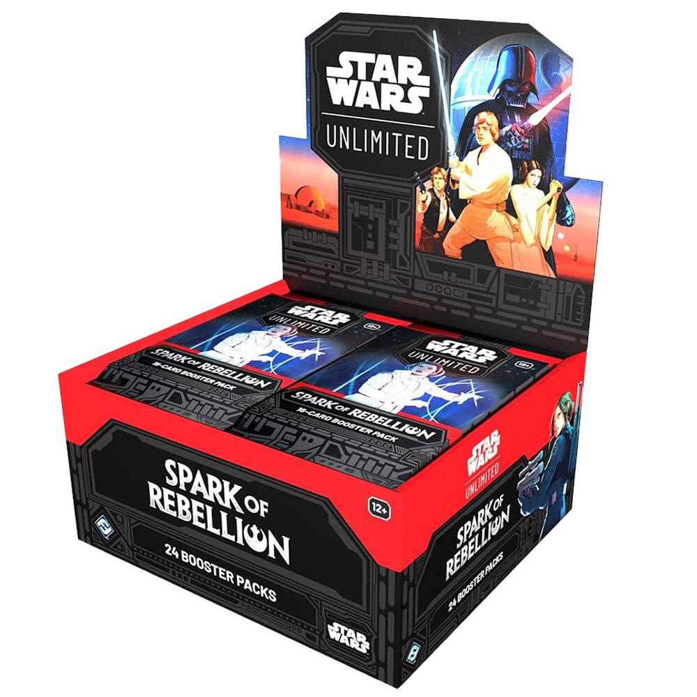 STAR WARS: UNLIMITED - SPARK OF REBELLION BOOSTER DISPLAY