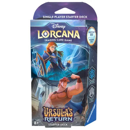 Ursula`s Return Sapphire/Steel Starter Deck Disney Lorcana TCG