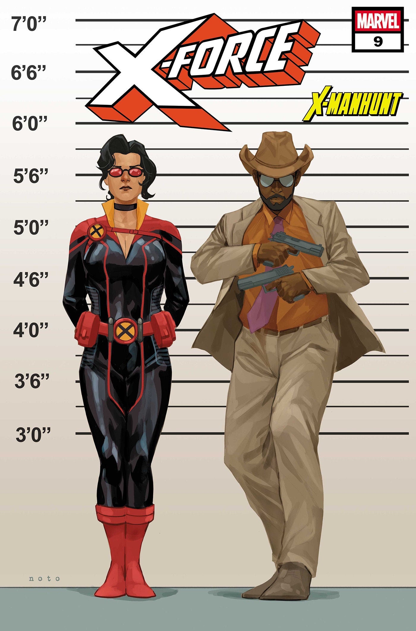 X-Force #9 Phil Noto Connect X-Manhunt Variant