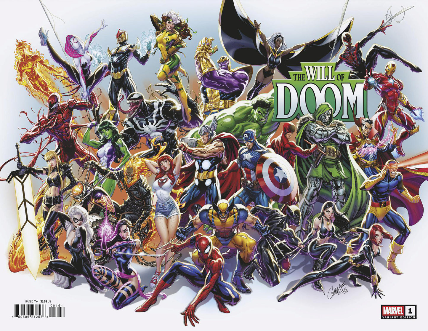 The Will Of Doom #1 J. Scott Campbell Wraparound Variant