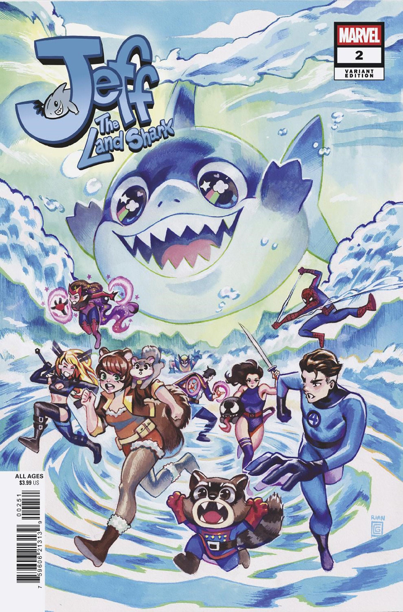 Jeff The Land Shark #2 Rian Gonzales Variant