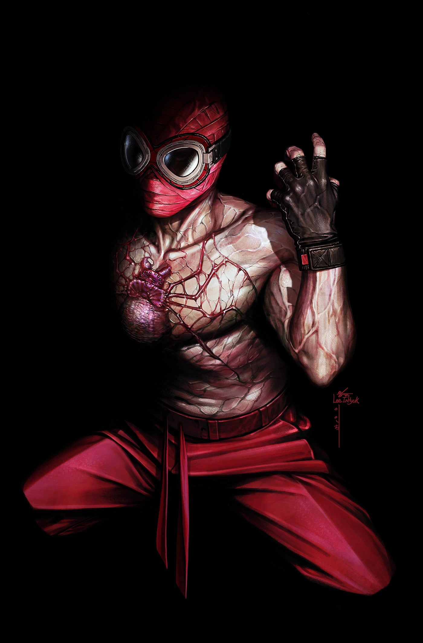 Midnight Spider-Man #1 Cover J Inhyuk Lee Virgin 1:100 Variant (Preorder 10/7/26)