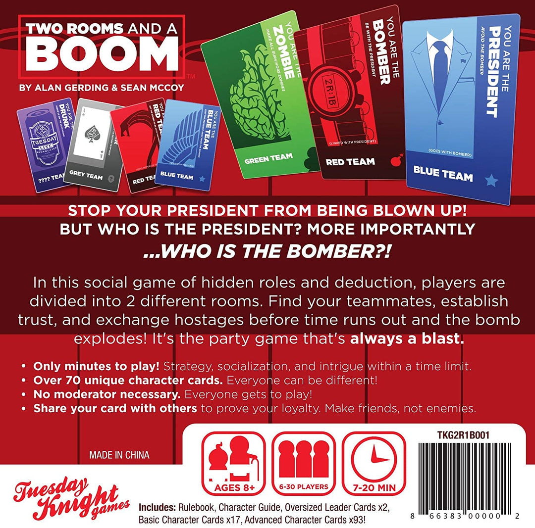 Two Rooms and a Boom
