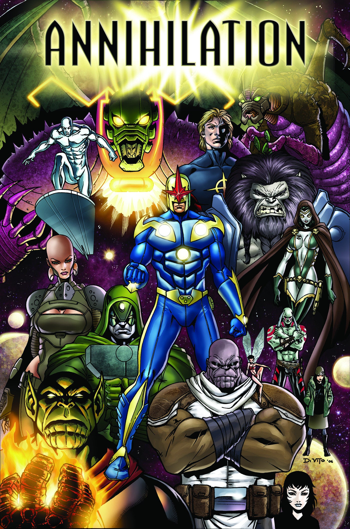 Annihilation Omnibus Hardcover Andrea Di Vito Direct Market Variant