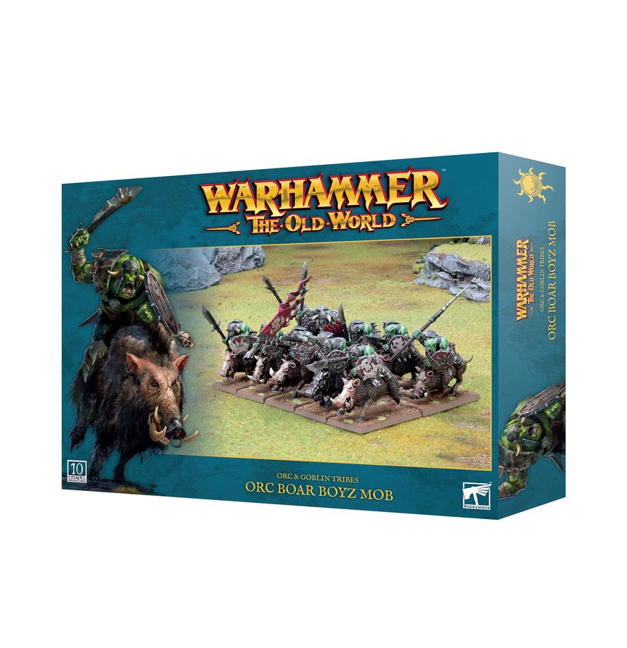 Warhammer The Old World: Orc & Goblin Tribes: Orc Boar Boyz