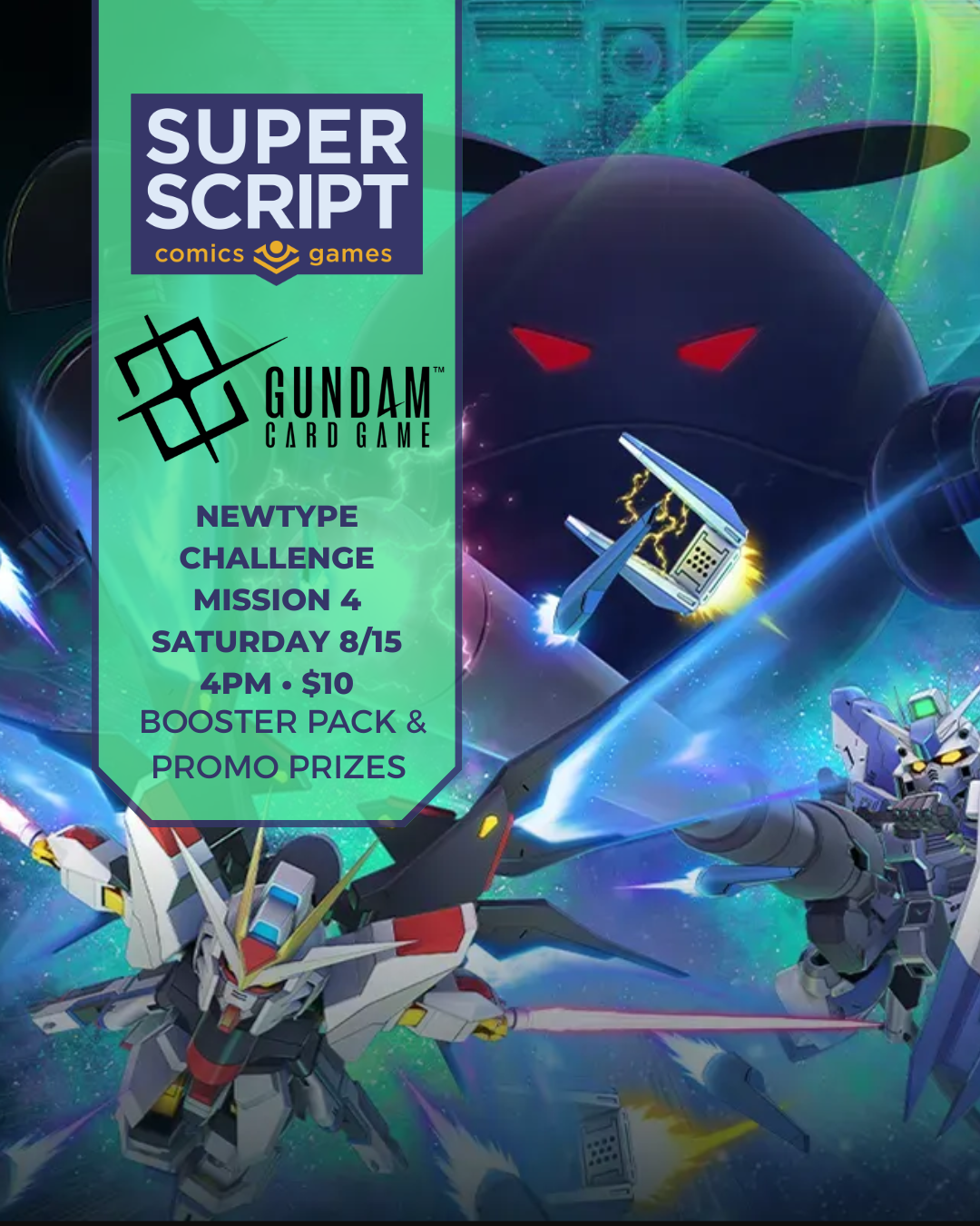 Newtypeガンダム Gundam TCG: Newtype Challenge Mission 4 – Superscript Comics and Games