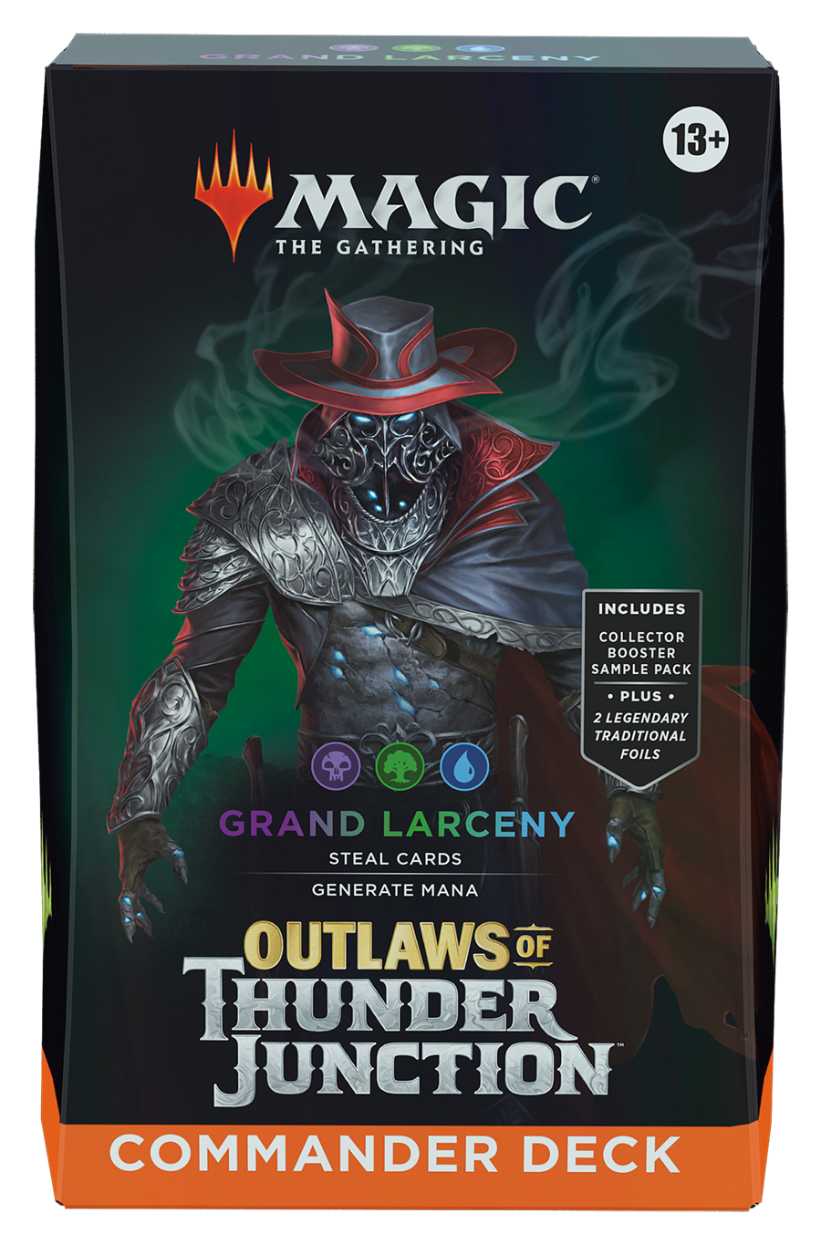 Magic the Gathering CCG: Grand Larceny Outlaws of Thunder Junction Commander Deck