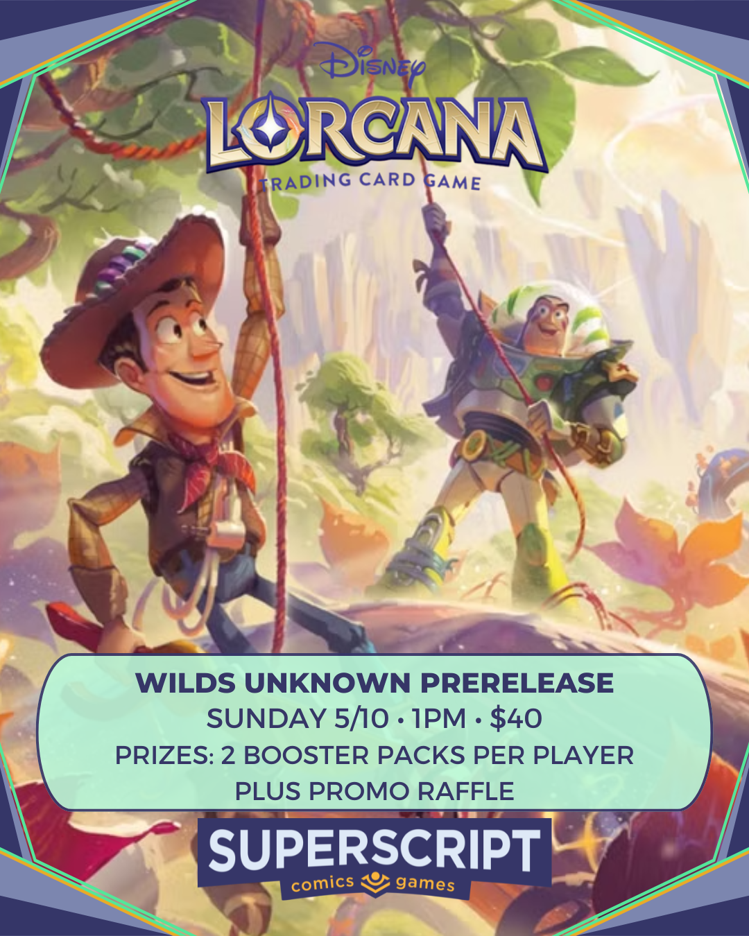 Lorcana: Wilds Unknown Prerelease Event