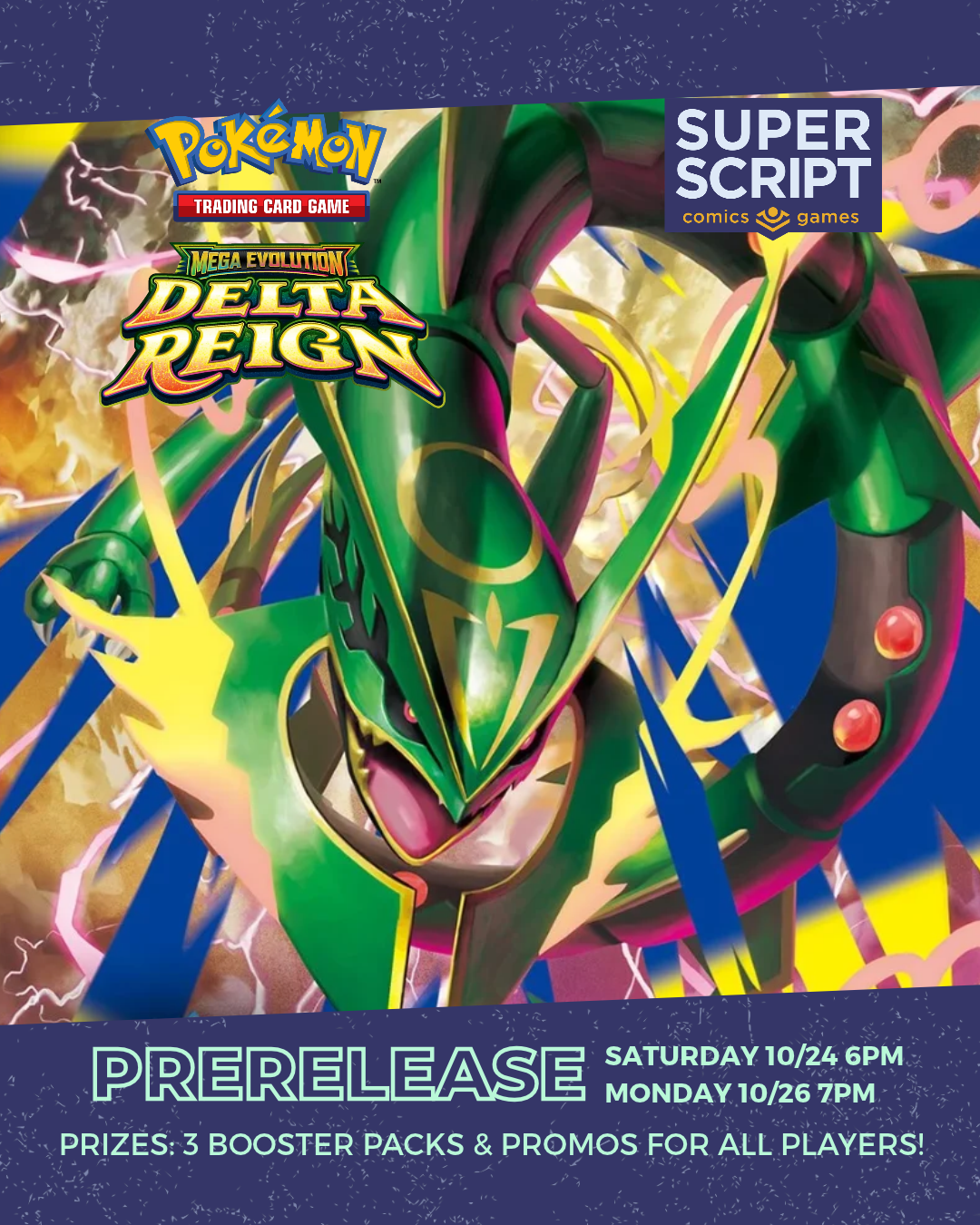 Pokemon Delta Reign Prerelease Event Entry