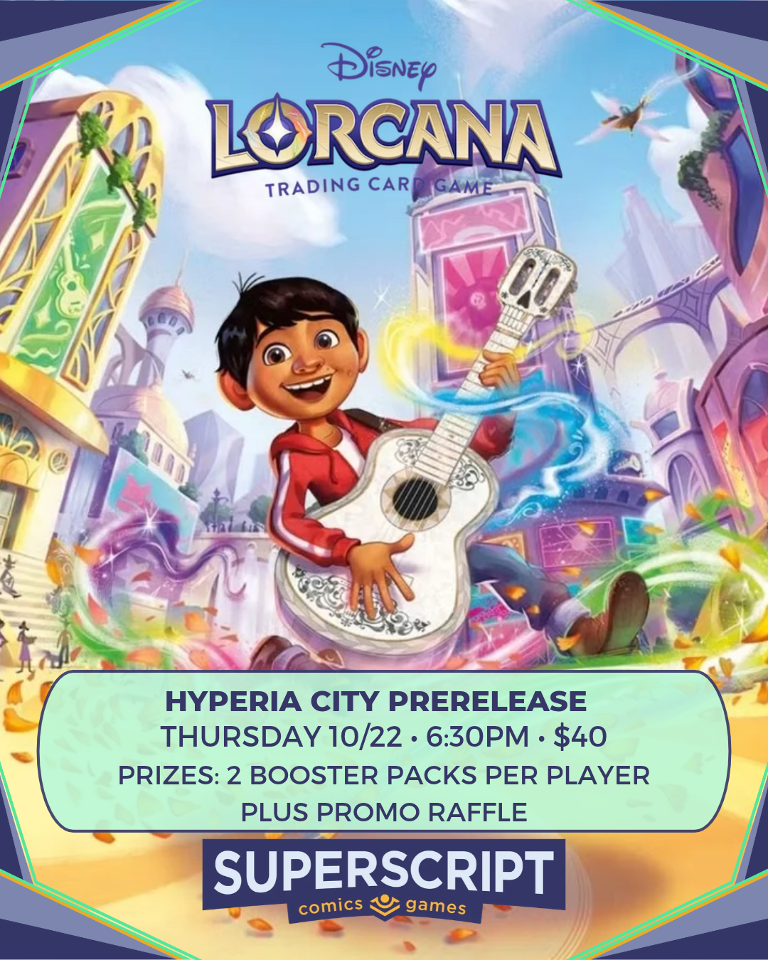 Lorcana: Hyperia City Prerelease Event