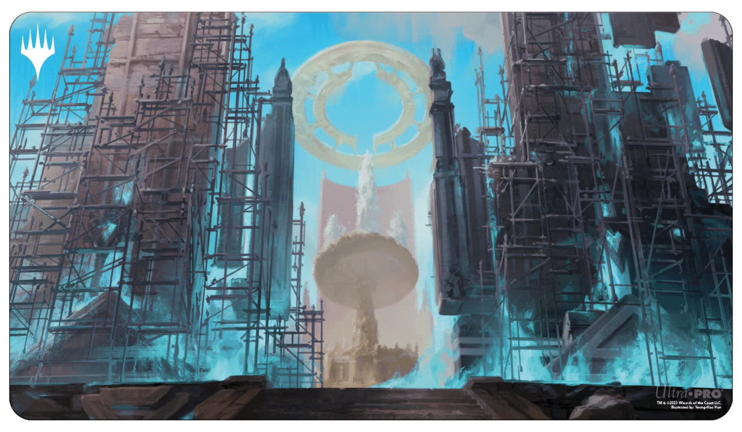 Magic the Gathering CCG: Ravnica Remastered Playmat from the Azorius Senate