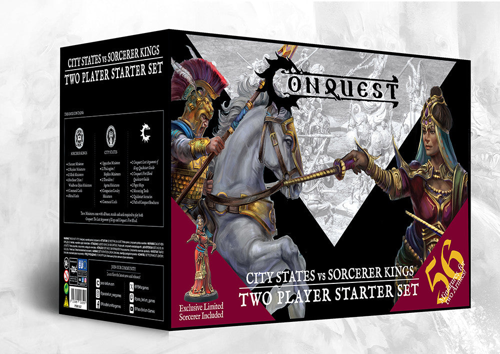 CONQUEST TWO PLAYER STARTER SET - SORCERER KINGS VS CITY STATES