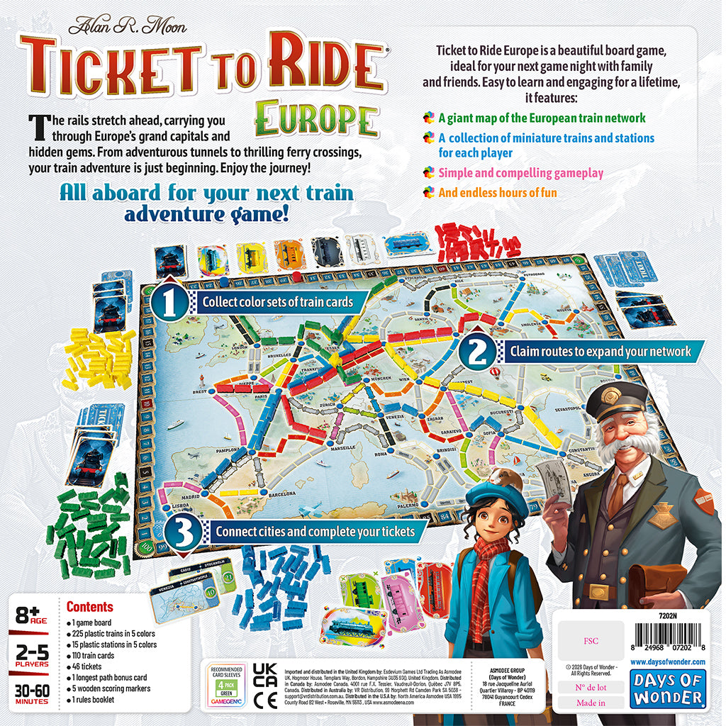 Ticket to Ride Europe