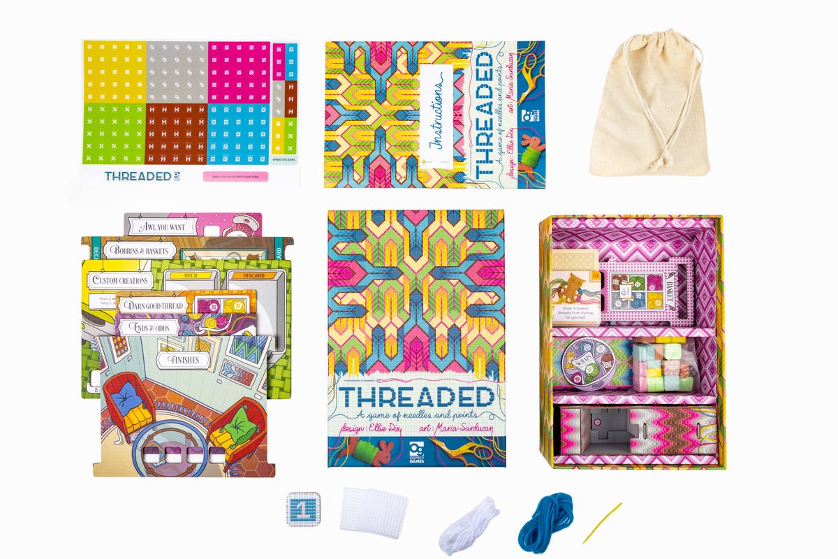 Threaded: A Game of Needles and Points