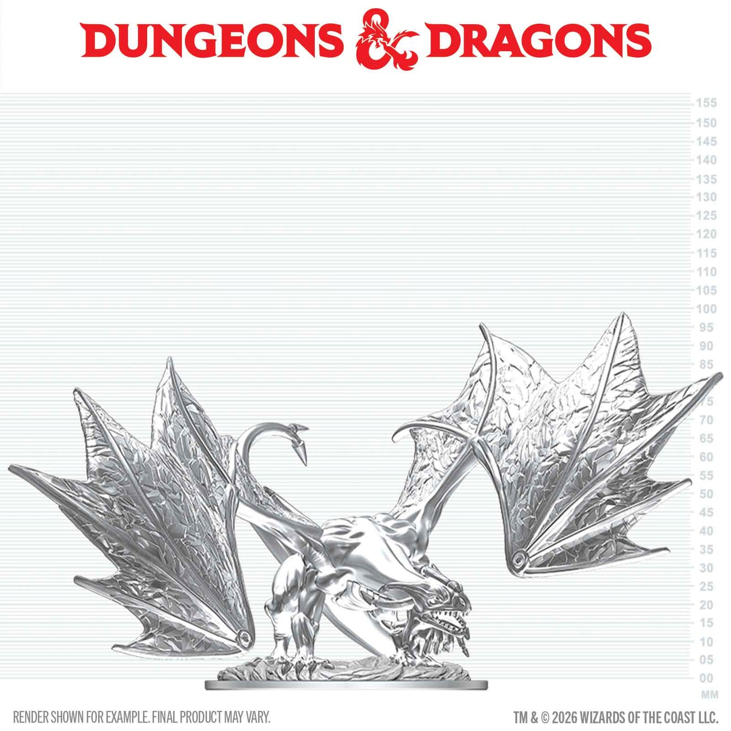 D&D Nolzur's Marvelous Unpainted Miniatures: Young Sapphire Dragon