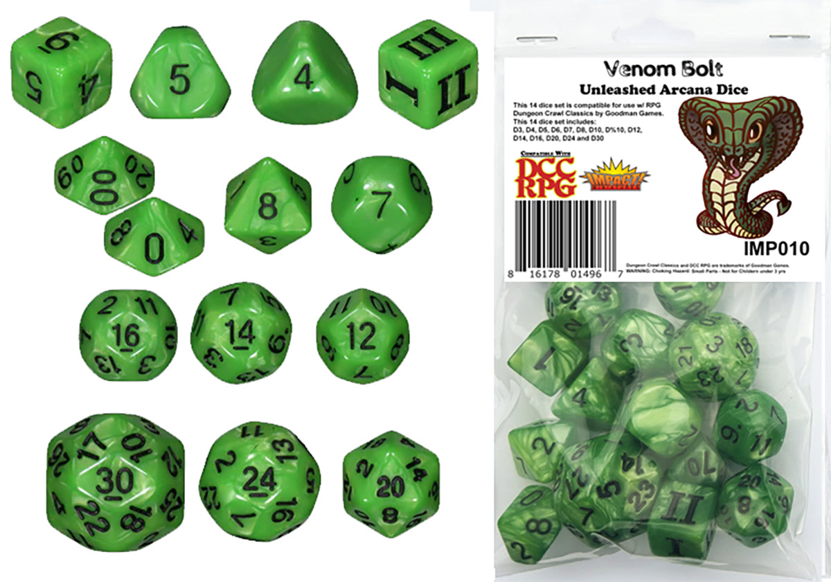 DCC 14 Dice Set: Venom Bolt