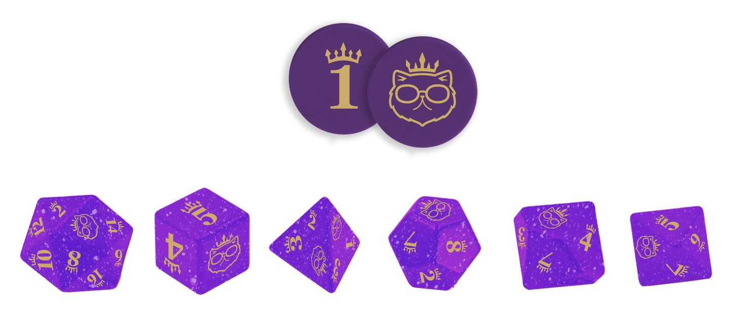 Dungeon Crawler Carl RPG: Princess Donut’s Dice Set (Preorder)