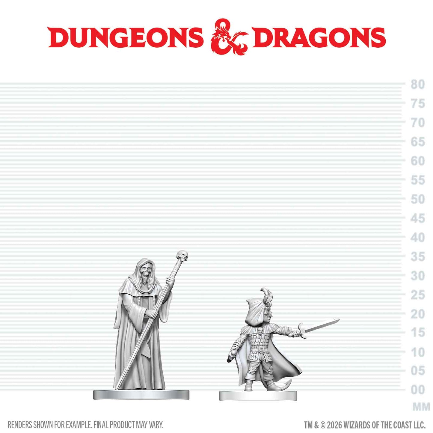 D&D Nolzur's Marvelous Unpainted Miniatures: W29 Cultist Of Bhaal & Cultist Of Myrkul
