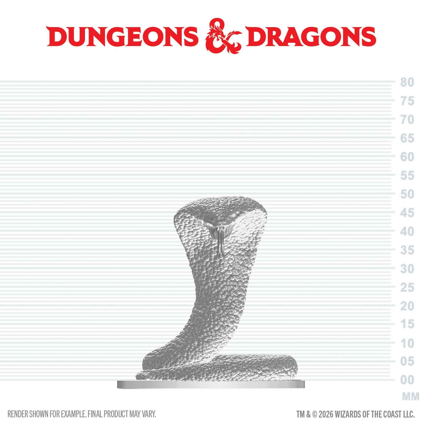D&D Nolzur's Marvelous Unpainted Miniatures: W29 Polar Serpent