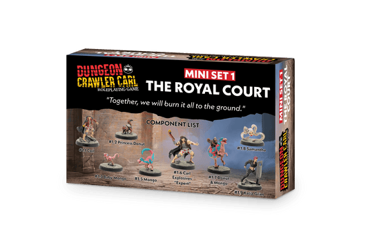 Dungeon Crawler Carl RPG: Miniatures Set 1 - The Royal Court (Preorder)