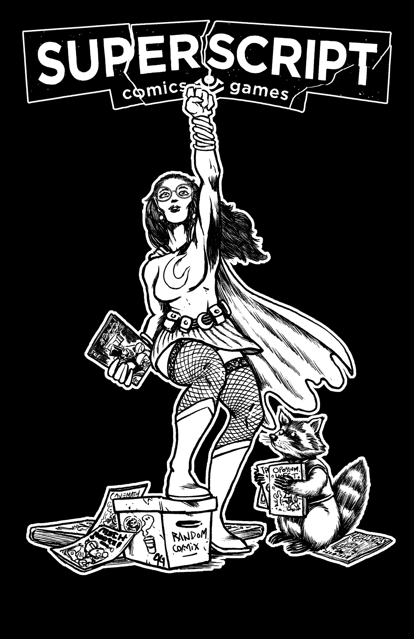 Superscript T-Shirt: Lunargirl & Nocturna