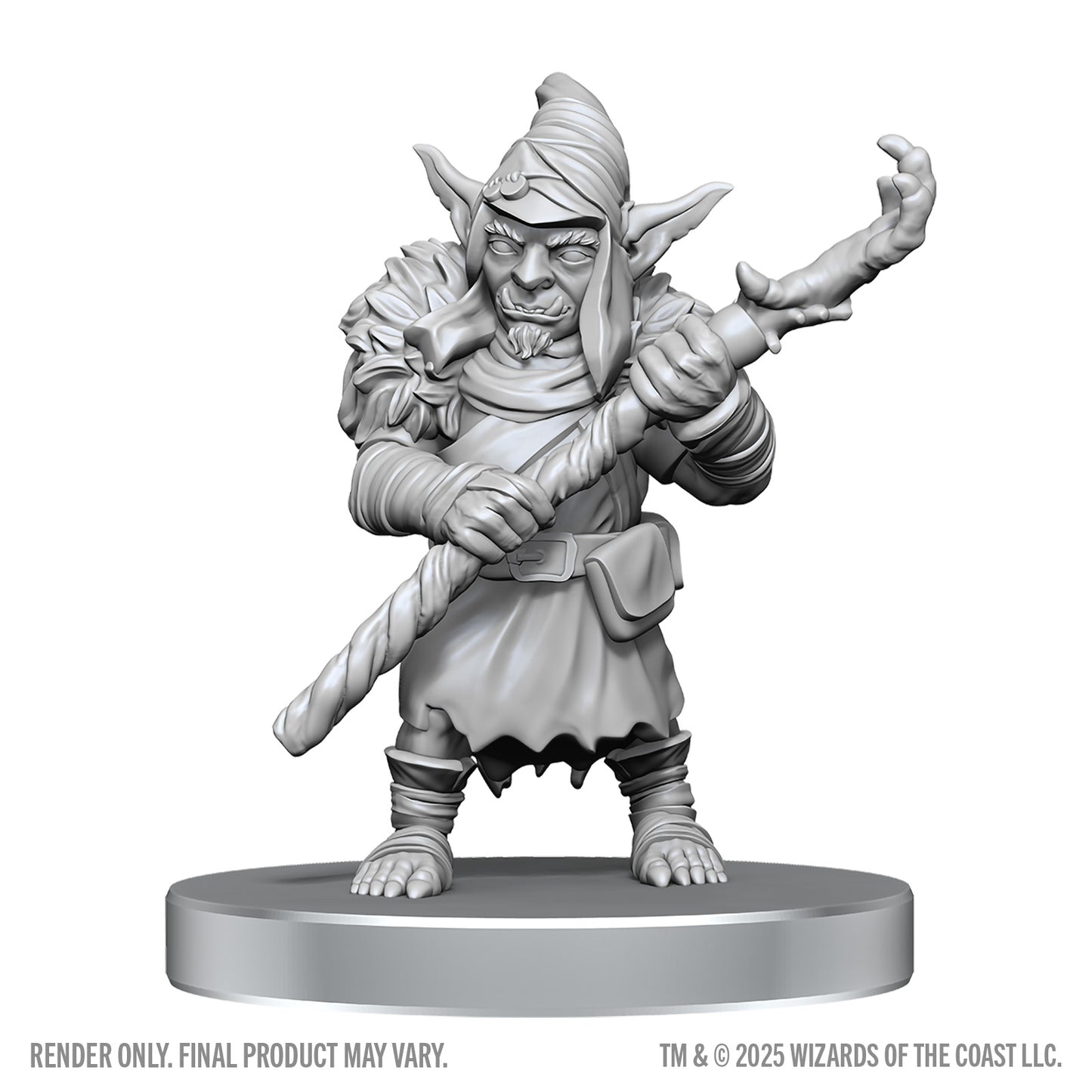 Dungeons & Dragons: Nolzur's Marvelous Unpainted Miniatures - W28 Bugbear Stalker & Goblin Hexer