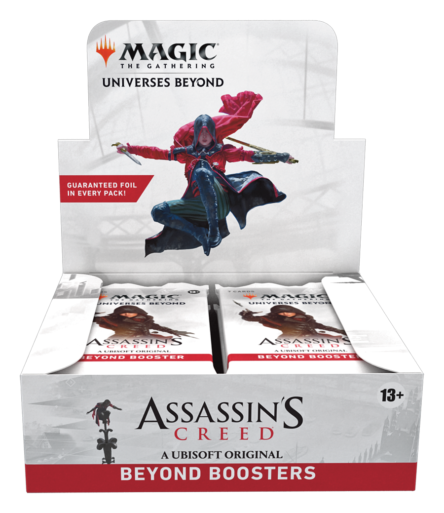 magic the gathering assassin's creed beyond booster box Magic the Gathering CCG: Assassin's Creed Beyond Booster Display (24) –  Superscript Comics and Games