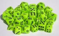 Dice Polyhedral: Vortex: Bright Green/Black
