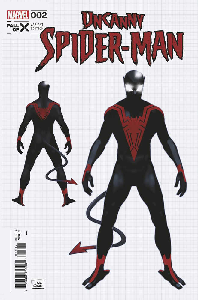 Uncanny Spider-Man #2 10 Copy Variant Edition Lee Garbett Design Variant
