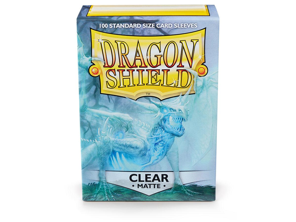 Dragon Shields: (100) Matte Clear (DISPLAY 10)